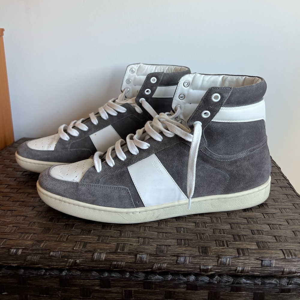 Saint Laurent High Top Court Classics Mens 11.5